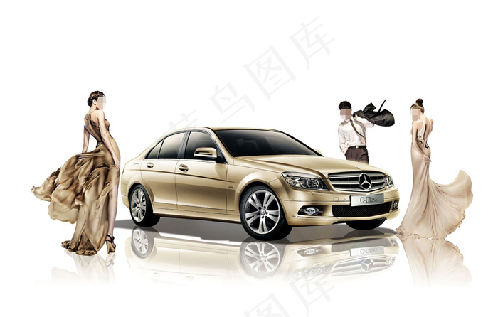 奔驰汽车宣传海报