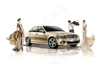 奔驰汽车宣传海报