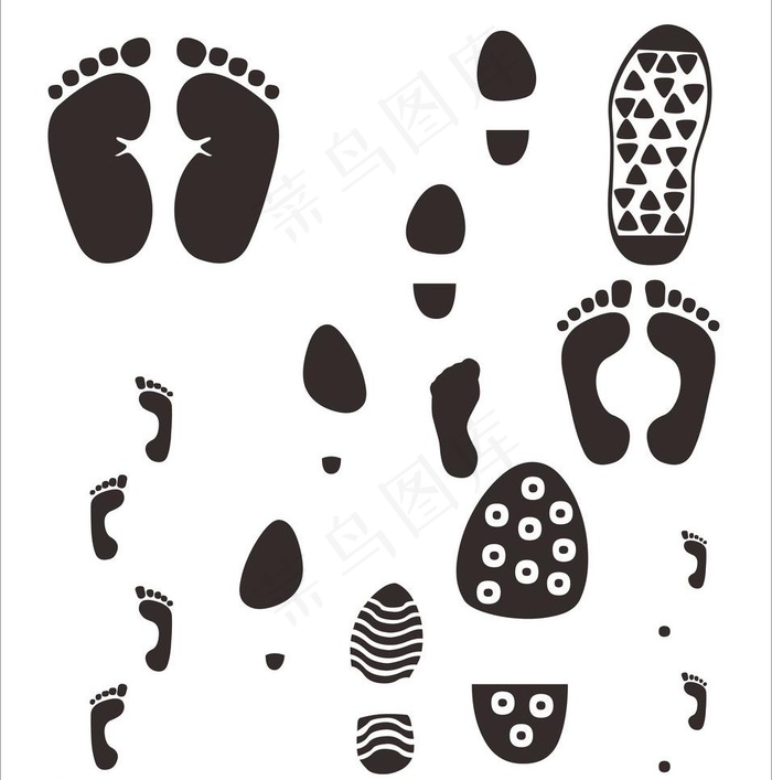 足迹大全图片