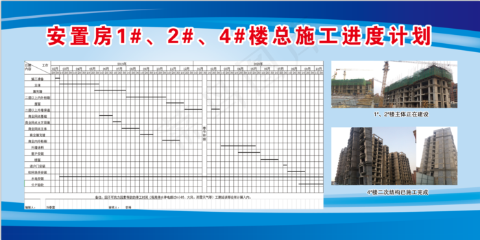 施工进度计划