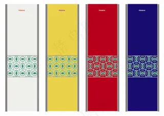 海尔冰箱面板简约底纹