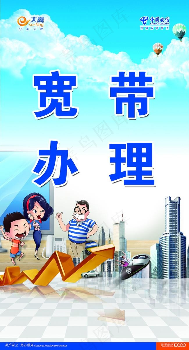 宽带办理psd模版下载