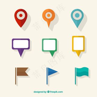 网页扁平矢量手机图标