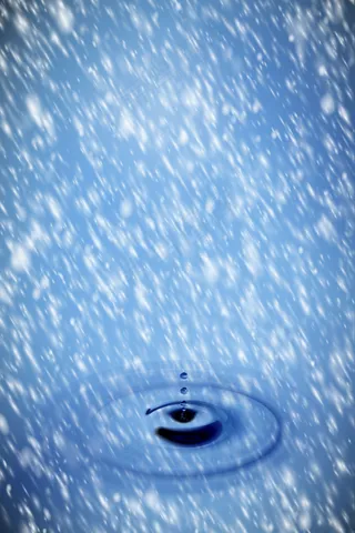 矢量质感雨滴天气背景