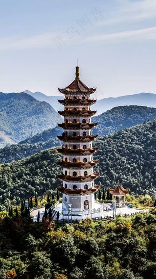 古塔高清摄影图片