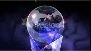 地球转动AE模板素材