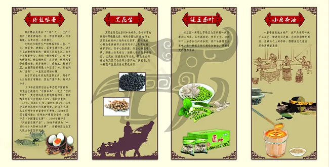 安阳特产展板图片(12913X6614(DPI:80))psd模版下载