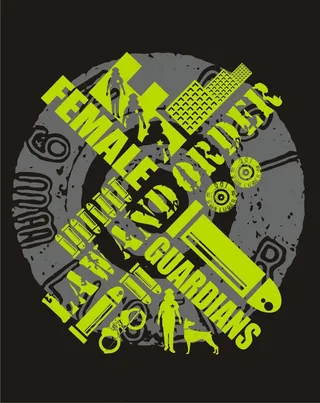 T恤图案设计图文组合英文字体效果