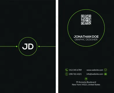 斜纹装饰名片设计PSD分层源文件