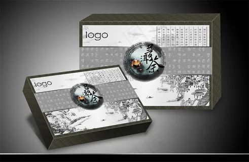 普洱茶包装盒效果图图片 普洱茶包装盒效果图图片