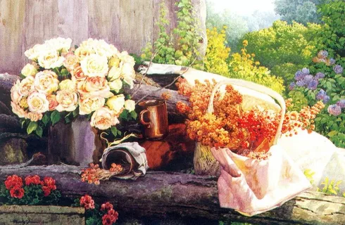 油画花图片 油画花图片