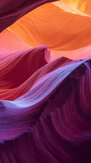 五彩缤纷的沙漠风景高清摄影图片