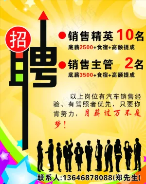 招聘海报图片