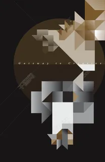 抽象几何图案背景素材