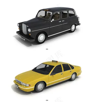 超精细的3DMAX交通工具模型-汽...