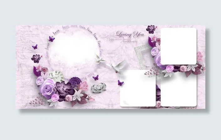 花边相框图片(605X268)