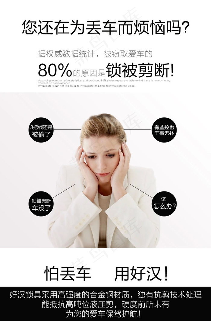 还在为丢车而烦恼吗？详情海报psd模版下载