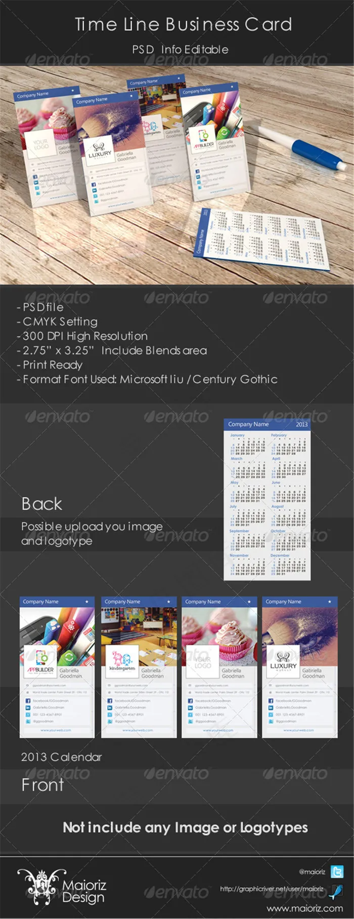 企业名片设计(675X1125(DPI:300))psd模版下载