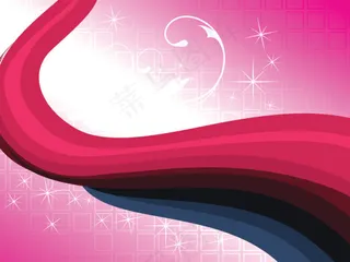 红色背景动感线条