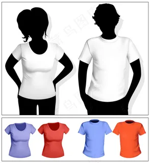 精美上衣模版15-矢量素材