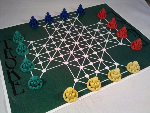 键盘游戏作品和板的3D打印和活动