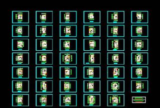 三房两厅经典户型集CAD图纸免费下...