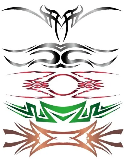 精美纹身图案素材下载ai矢量模版下载