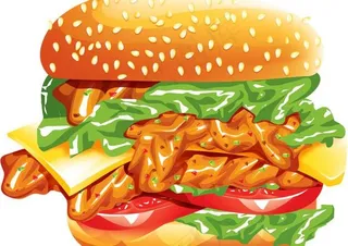 酷汉堡（完全分层 可以任意改色）图...