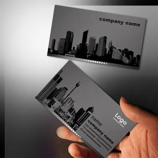 房产物业名片PSD模板下载