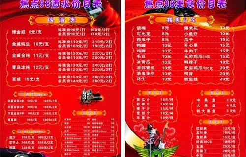 酒水牌图片 酒水牌图片