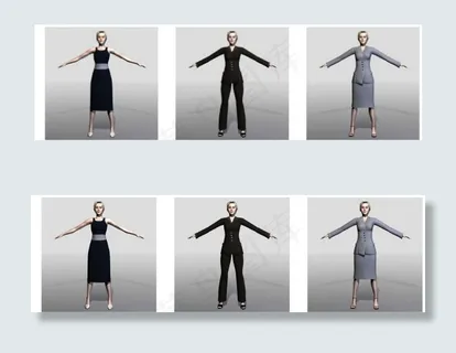 人物3D模型素材2