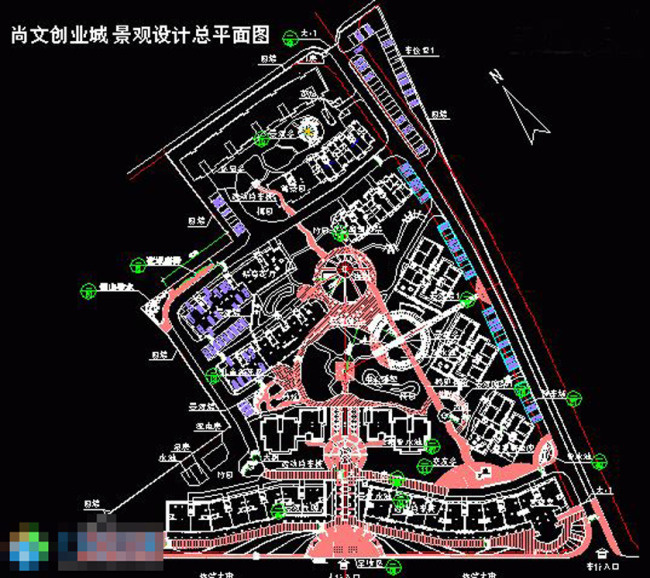 尚文创业城整套施工图