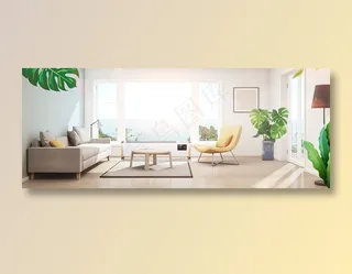 清新北欧简约风家具促销banner