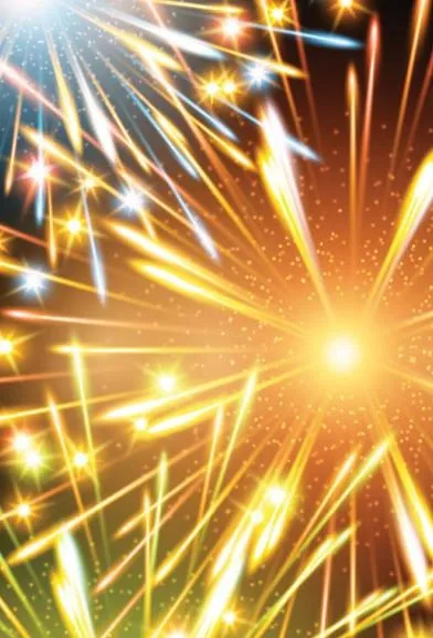 璀璨烟花效果矢量素材二eps,ai矢量模版下载