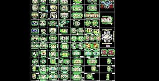 北京某小区户型设计平面布置图