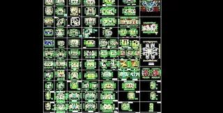 北京某小区户型设计平面布置图