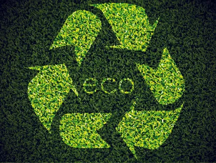 环保主题海报背景矢量素材