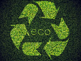 环保主题海报背景矢量素材