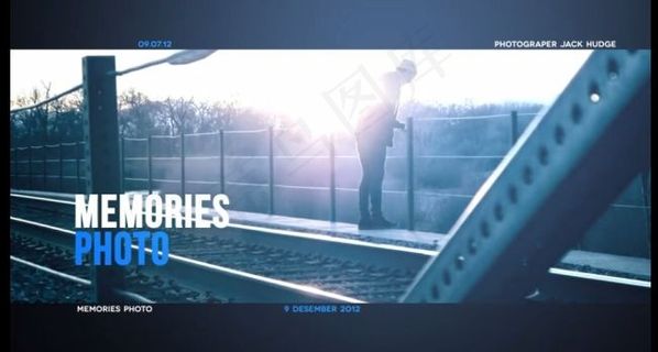 唯美炫光动态AE模板