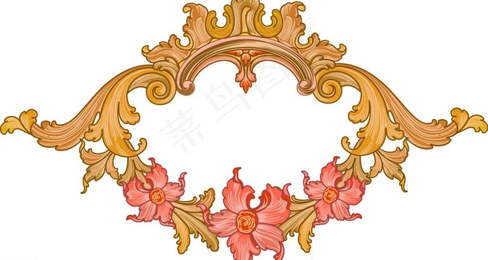 欧式花边图片
