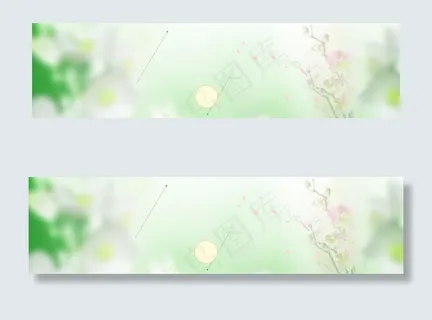 清明节电商小清新背景 清明节电商小清新背景