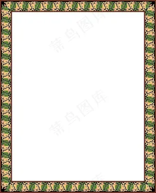 葡萄牙风格边框