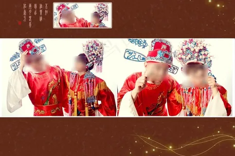 婚纱照相册模板图片