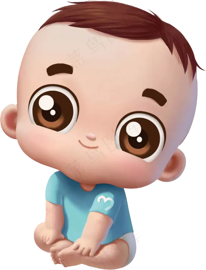 超可爱小男孩素材