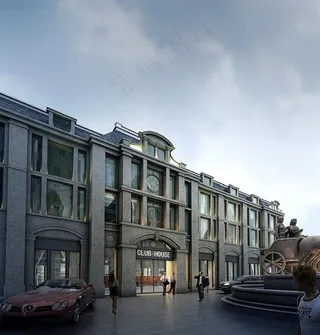 欧式会所建筑图片