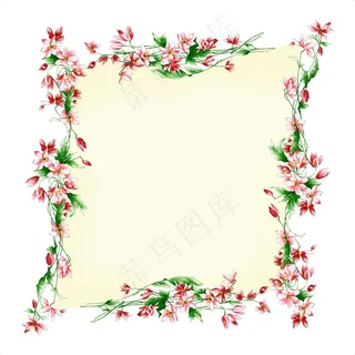 唯美婚礼背景花环