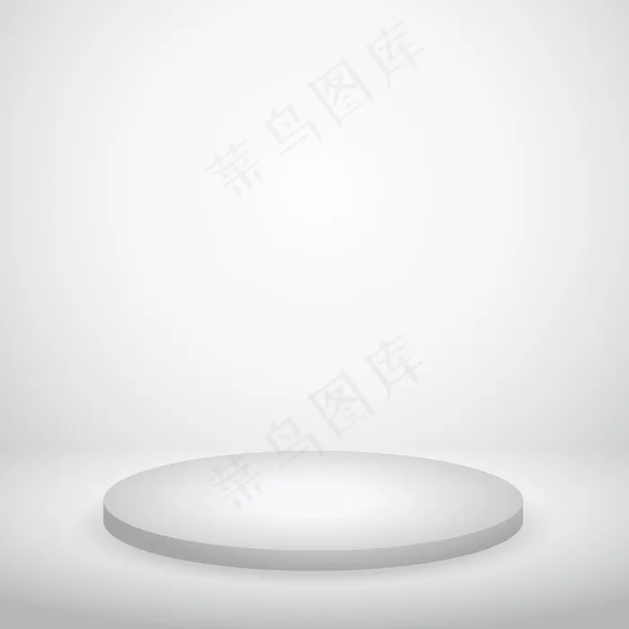 白墙讲台ai矢量模版下载