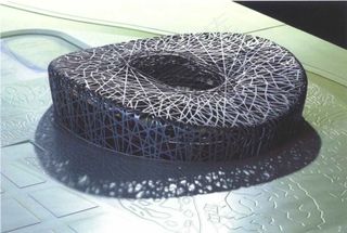 鸟巢模型无贴图