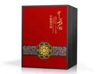 中秋包装（展开图）图片