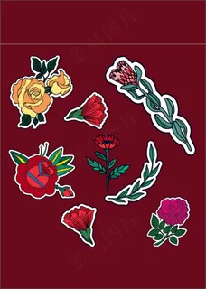 植物花卉图案素材